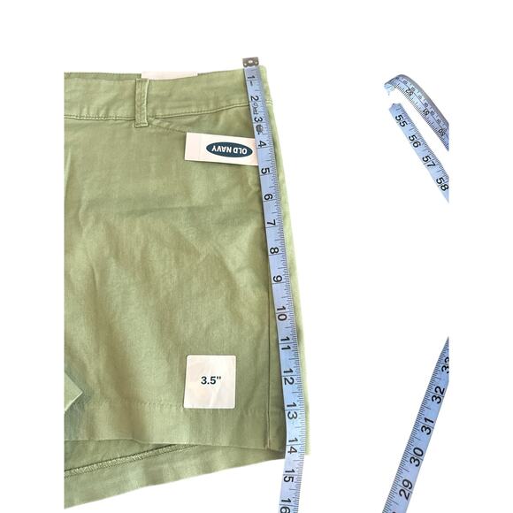 NWT Old Navy Plus Women's Green Cotton Blend Basic Casual Pixie Shorts Size 14 - Picture 12 of 12
